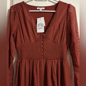 NWT patrons of peace maxi dress
